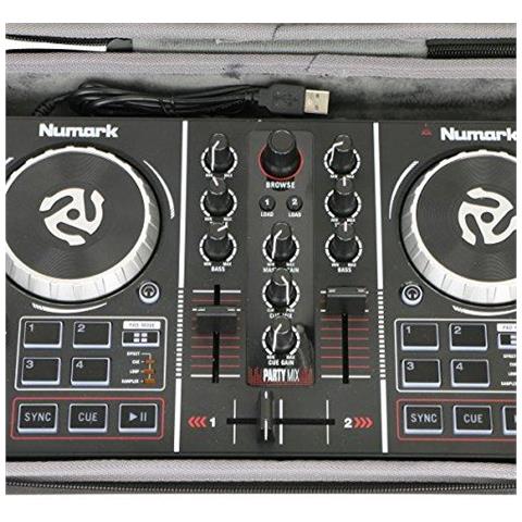 Bagagli Carry Custodia Rigida Di Viaggio Per I Numark Party Mix Dj Controller (solo Case)  - Foto 4