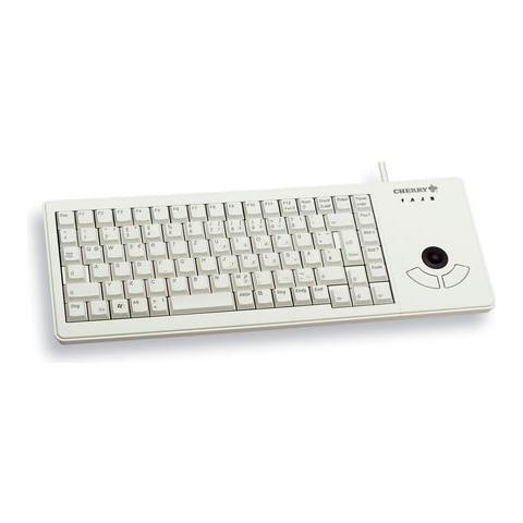 Tastiera con Trackball USB G84-5400LUMEU-0  (Layout Inglese US) Colore Grigio - Foto 1