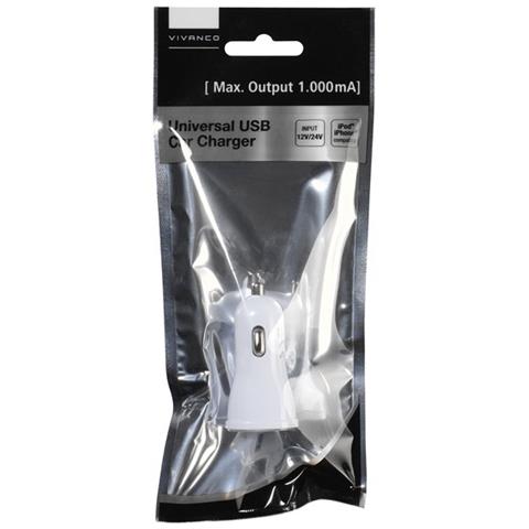 PBVV1AUSBCCW, 12-24V, 5V, 1A, Auto, Universale, Bianco - Foto 2