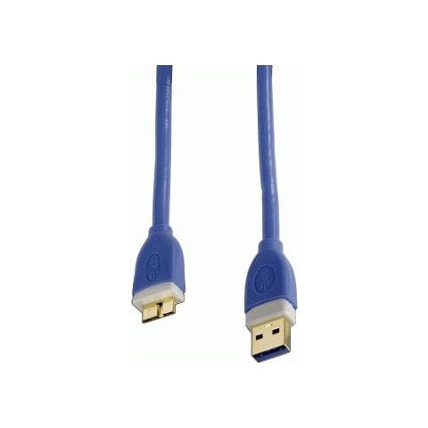 3m Micro USB 3.0 Cable 3m USB A Micro-USB B Blu cavo USB - Foto 1