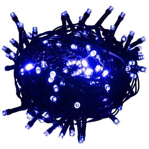 Stringa di Luci con 400 LED Blu 40 m 8 Effetti Luce - Foto 1