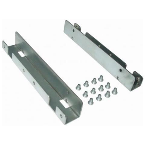 MF-3221 Kit di Fissaggio Metallico Adattatore da HDD / SDD 2,5" a HDD 3,5" - Foto 1