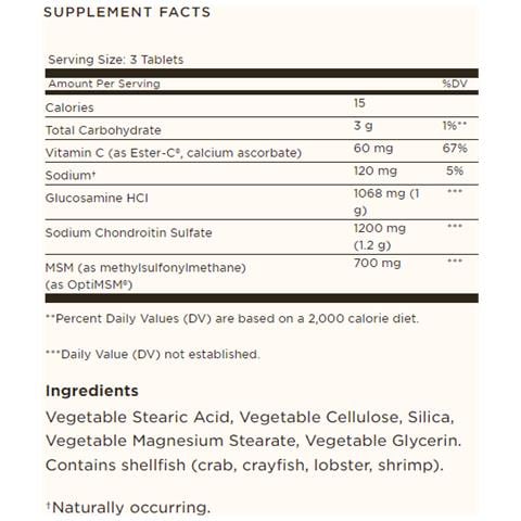 Glucosamina Condroitina Msm Extra Strength Con Ester-c 180 Compresse - Foto 3