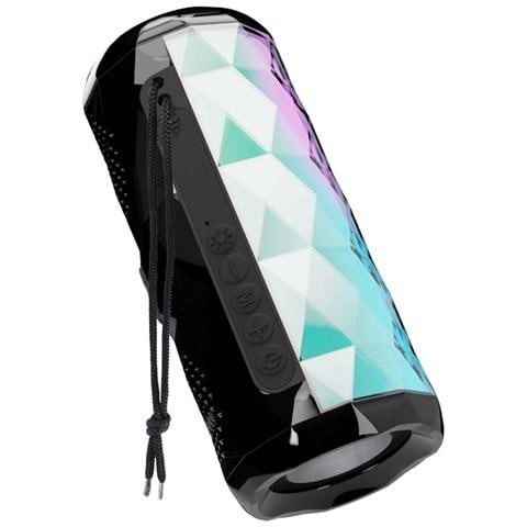 Altoparlante Portatile Master Evo Senza Fili con Bluetooth Wireless Rgb con Luce Colore Nero - Foto 1