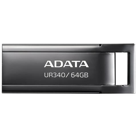 Penna Usb Adata Ur340 64gb Usb 3.2 Metallo Nero - Foto 1