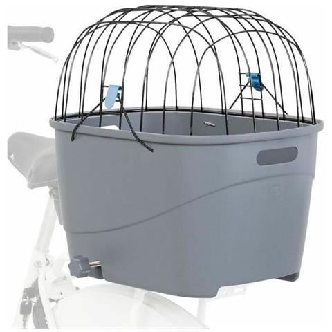 Trasportino 13115 Bicicletta Grigio Metallo Plastica 36 X 47 X 46 Cm - Foto 1