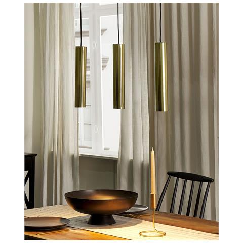 Lampadario Brosna Metallo Ottone - Foto 8