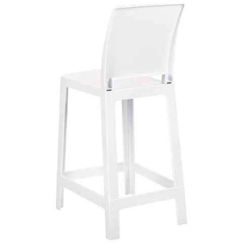 Set Di 2 Sedie Alte Wellington Bianco - Foto 2