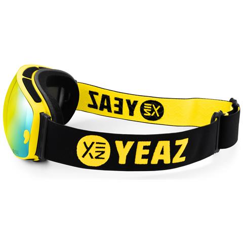 Maschera Xtrm-summit Occhiali Da Sci E Snowboard Con Cornice Gialla A Specchio - Foto 2