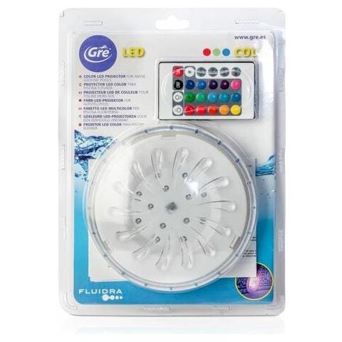 Faretto Led Illuminazione Per Piscina Fuori Terra Magnetico Multicolore Gre Pled1c - Foto 2