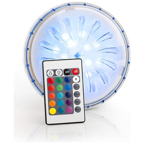 Faretto Led Illuminazione Per Piscina Fuori Terra Magnetico Multicolore Gre Pled1c - Foto 8