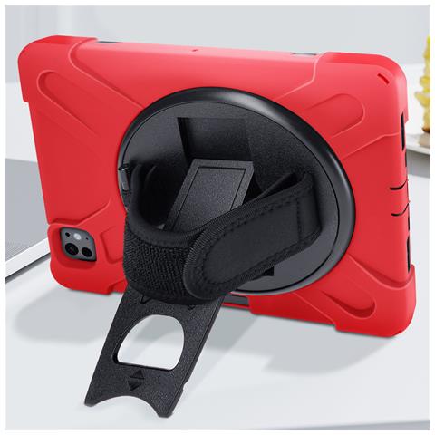 Custodia Antiurto Con Maniglia A Tracolla E Supporto Per Ipad Air 11"" 2024 - Foto 2