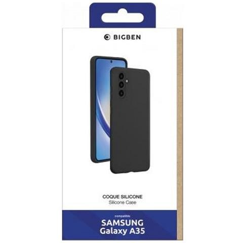 Cover Per Samsung Galaxy A35 Silicone Soft-touch Antishock, Nero - Foto 2