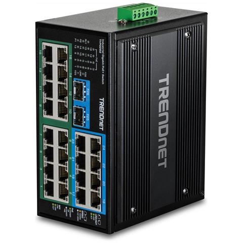 Industrie Switch 26port Gbit Poe+ Metall Din-rail (ti-pg262) - Foto 1