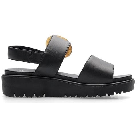 Bilbao Sandals Sandali Pelle Scarpe Donna Nero Eu 38, 12-33505-01 - Foto 3