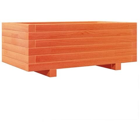 Fioriera Giardino Marrone Cera 70x40x26,5cm Legno Massello Pino - Foto 10