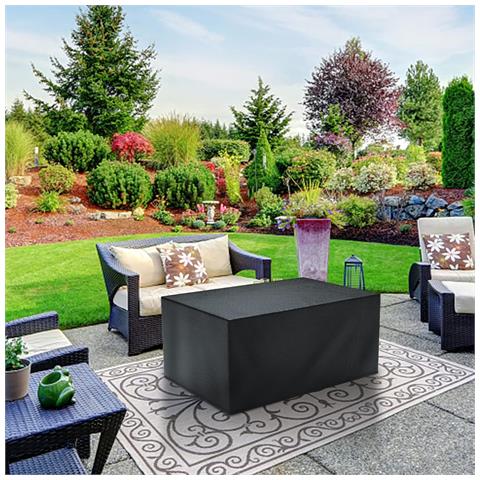 Copertura Impermeabile Nomiou Per Tavolo Rettangolare 87x61x43cm – Nero Elegante - Foto 2