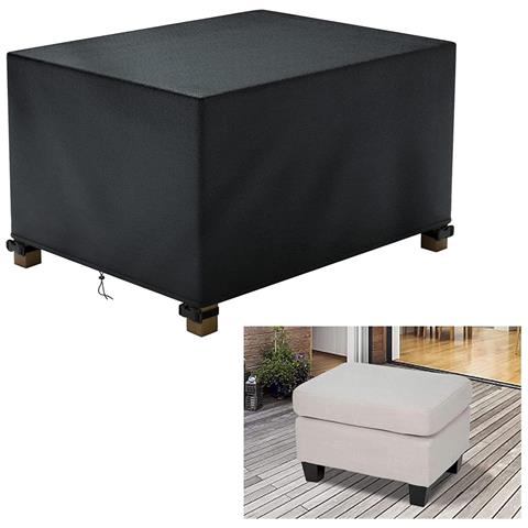 Copertura Impermeabile Nomiou Per Tavolo Rettangolare 87x61x43cm – Nero Elegante - Foto 1