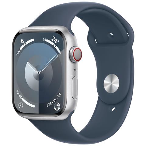 Watch Series 9 45 mm Digitale 396 x 484 Pixel Touch screen 4G Argento Wi-Fi GPS (satellitare) - Foto 1