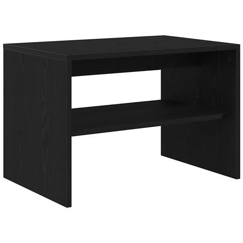 Mobile Porta Tv Rovere Nero 60x40x40 Cm In Legno Multistrato - Foto 2