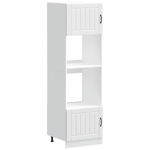 Armadi Forno 2 Pz Kalmar Bianchi In Legno Multistrato - Foto 2