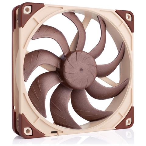 NF-A14X25 G2 LS-PWM sistema di raffreddamento per computer Case per computer Raffreddatore d'aria 14 cm Beige, Marrone 1 pz - Foto 1