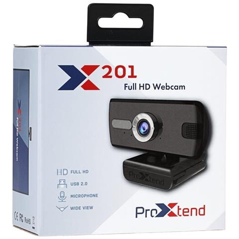 X201 Full HD webcam 3 MP 2048 x 1536 Pixel USB 2.0 Nero, Argento - Foto 2