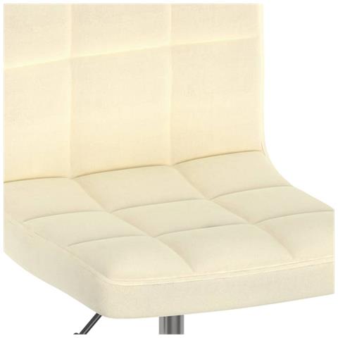 Lusso Casadino - Sedie Da Pranzo Girevoli 4 Pz Crema In Tessuto - Foto 8