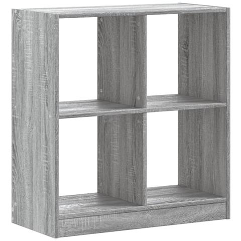 Lusso Casadino - Libreria Grigio Sonoma 68,5x32x75 Cm In Legno Multistrato - Foto 1