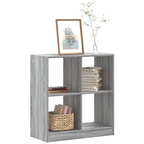 Lusso Casadino - Libreria Grigio Sonoma 68,5x32x75 Cm In Legno Multistrato - Foto 8