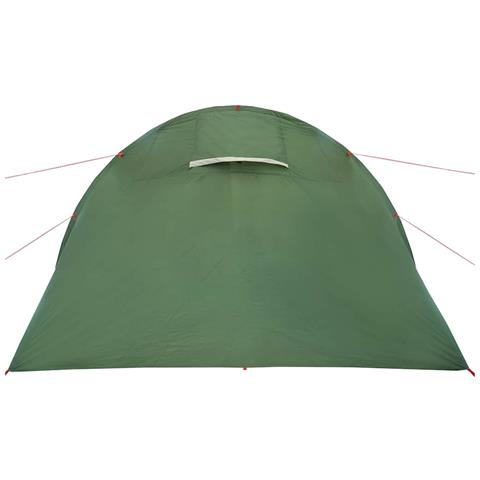 Tenda da Campeggio a Tunnel per 4 Persone Verde Impermeabile - Foto 9