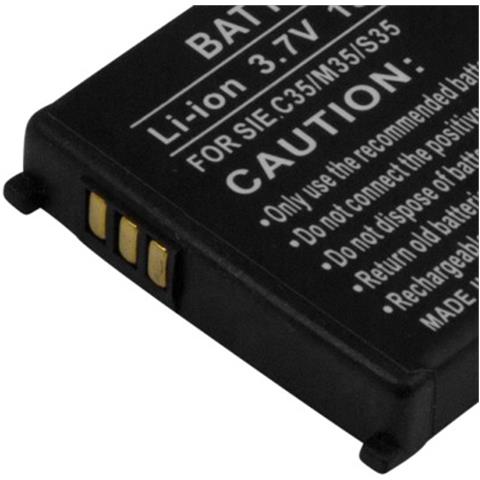 Batteria Di Ricambio Per Siemens C35 / S35 Li-ion 3.7v 1300mah 4.8wh - Foto 2