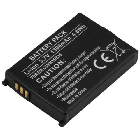 Batteria Di Ricambio Per Siemens C35 / S35 Li-ion 3.7v 1300mah 4.8wh - Foto 1