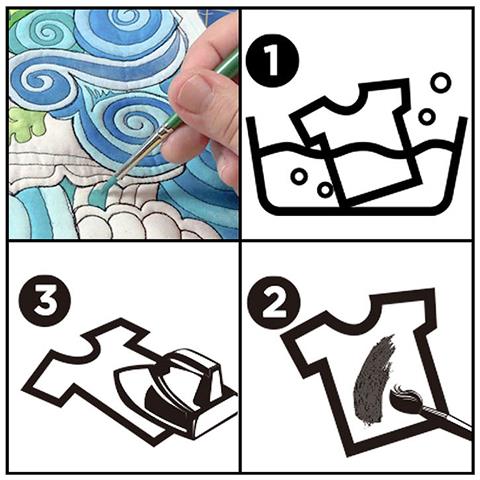 Pack 6 Uds. Pittura Tessile Oro Metallizzato 45 Ml - Foto 3