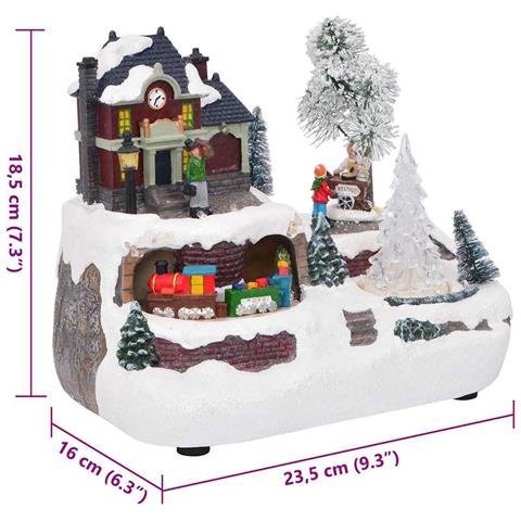 Decorazione Natalizia da Tavolo Multicolore 23.5 x 16 x 18.5 cm - Foto 7