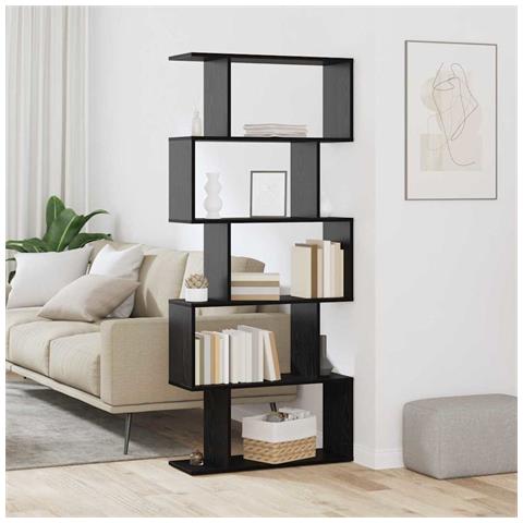 Armadio per Libri Marrone 70 x 24 x 161 cm Legno multistrato - Foto 2