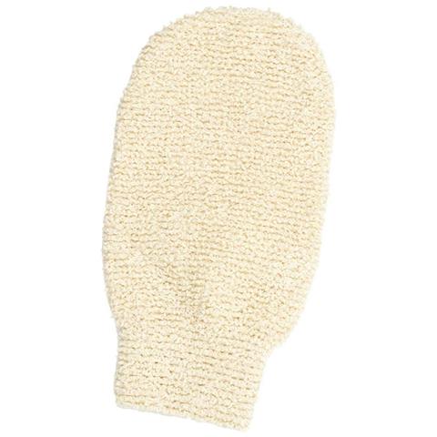 Guanto Esfoliante In Juta Per Cura Del Corpo Crt-24 Eliminazione Pelle Morta, Beige - Foto 2