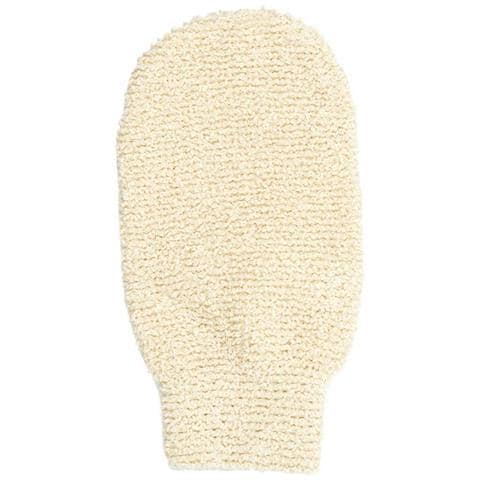 Guanto Esfoliante In Juta Per Cura Del Corpo Crt-24 Eliminazione Pelle Morta, Beige - Foto 1