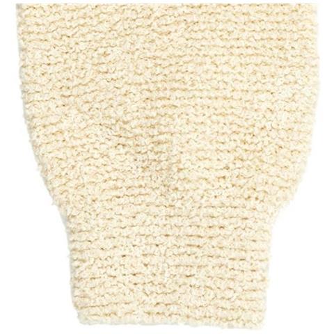 Guanto Esfoliante In Juta Per Cura Del Corpo Crt-24 Eliminazione Pelle Morta, Beige - Foto 4