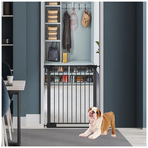 Bettacare Cancelletto Per Cani Safestep, Nero, 89cm - 96cm, Passaggio Extra Basso, Apertura Extra Larga Di 74cm - Foto 4