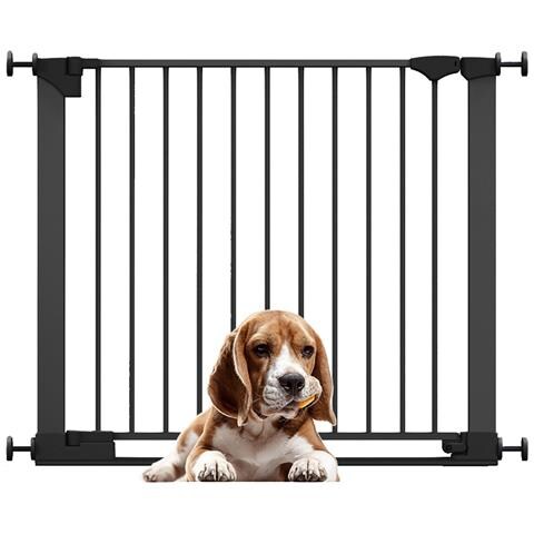 Bettacare Cancelletto Per Cani Safestep, Nero, 89cm - 96cm, Passaggio Extra Basso, Apertura Extra Larga Di 74cm - Foto 1