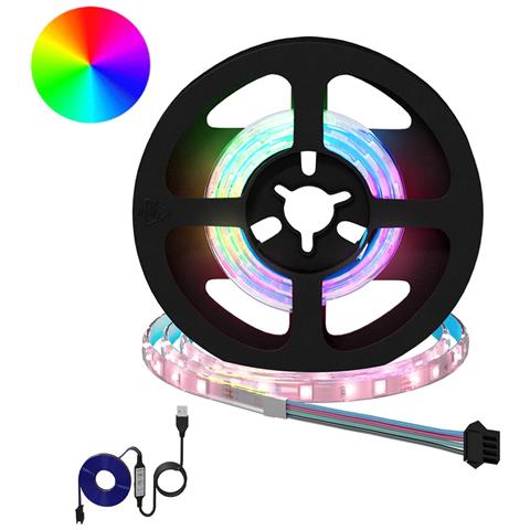 Striscia LED 2 pcs Nero e trasparente 400 mm Rame e plastica - Foto 1