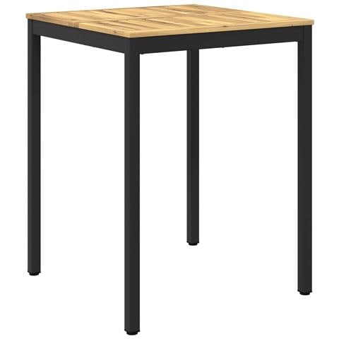 Tavolo Bar da Giardino Bianco e Nero 80 x 80,5 x 105 cm - Foto 1