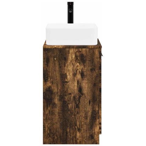 Set di mobili per il bagno Rovere Fumo Legno ingegnerizzato - Foto 10