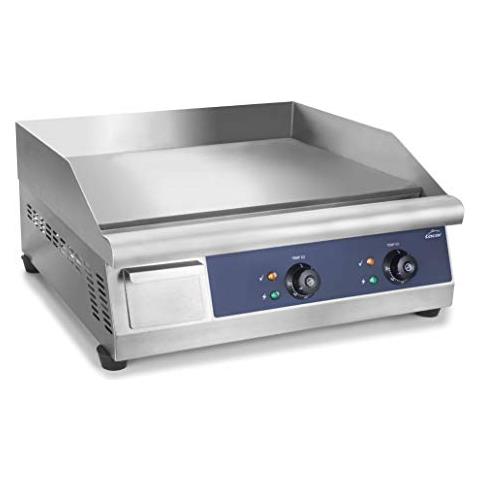 69179 69179 - Piastra grill professionale, 6 kW, 61x40 cm, acciaio inox - Foto 1