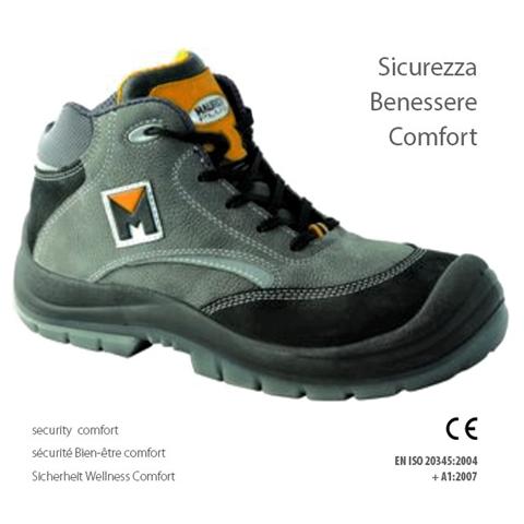 Scarpa antinfortunistica Tessuto Tomaia Nabuk idrorepellente n 45 - Foto 5