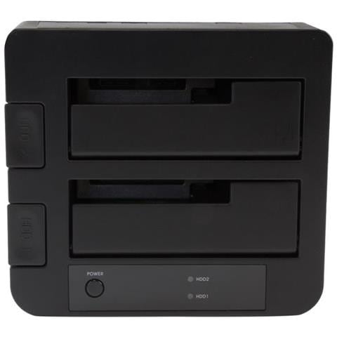 " Box esterno USB 3.1 (10Gbps) a doppio alloggiamento da 2,5"" / 3,5"" SATA SSD / HDD" - Foto 2