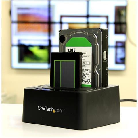 " Box esterno USB 3.1 (10Gbps) a doppio alloggiamento da 2,5"" / 3,5"" SATA SSD / HDD" - Foto 4