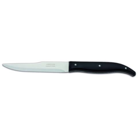 Coltello Bistecca da Tavola - Lama Acciaio Inossidabile Nitrum 110 Mm - Manico Nylon Colore Nero - Foto 1