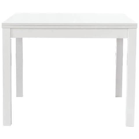 Garrett - Tavolo Da Pranzo Moderno Allungabile A Libro Frassinato 100 X 100/200 - Foto 1